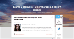 Desktop Screenshot of mamaybloguera.com